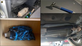 Patru bărbați au fost arestați după ce au furat mai multe catalizatoare. Riscă ani grei de pușcărie